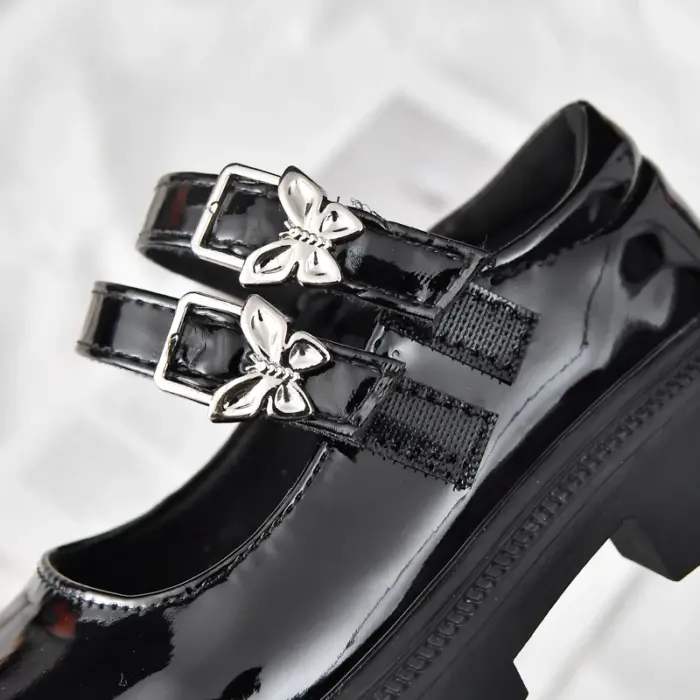 Double Straps School Shoes For Girls - Image 5