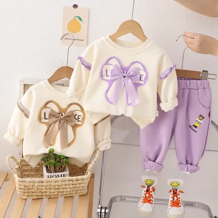 New Ribbon Tracksuits For Kids - Image 2