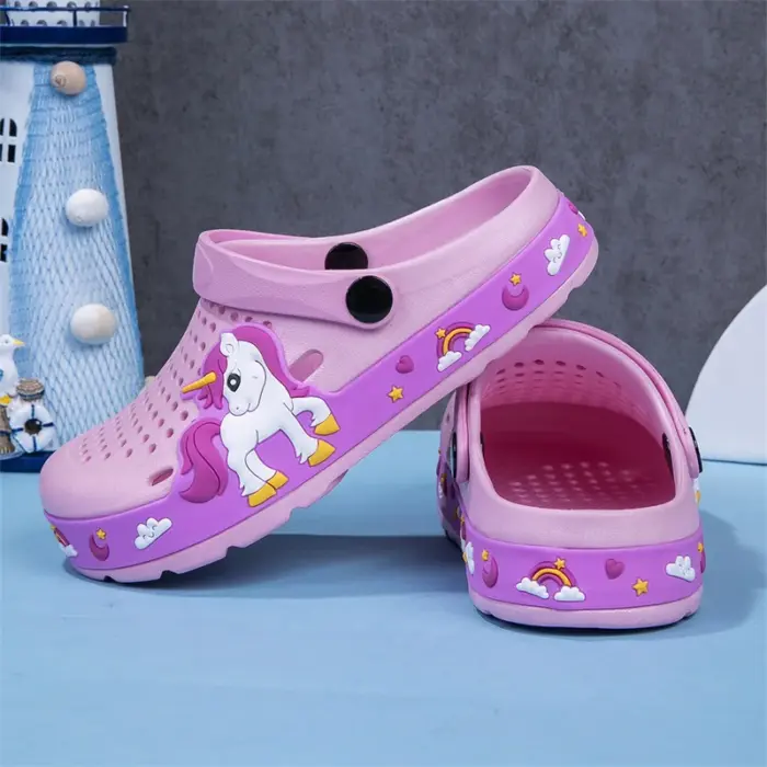 Breathable Unicorn Clogs For Girls - Image 3