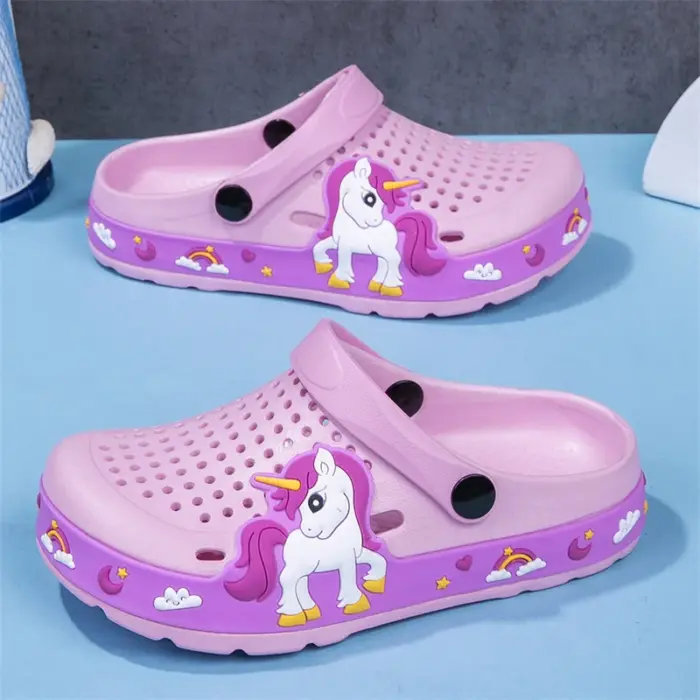 Breathable Unicorn Clogs For Girls - Image 2