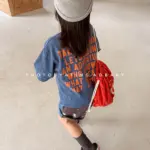 Casual Letter Print T-Shirts For Girls - Image 3
