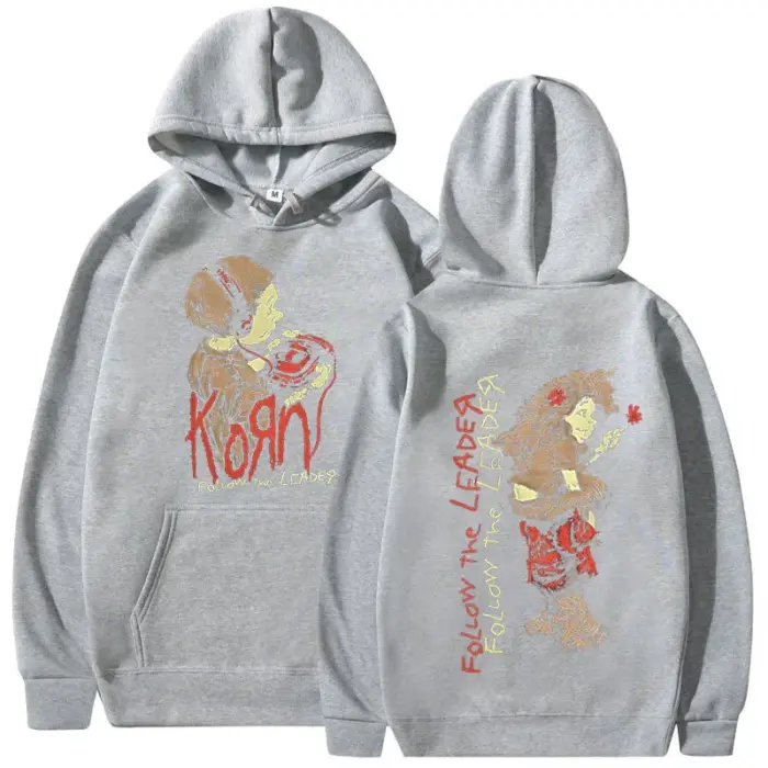 Oversized Gothic Rock Band Hoodies For Men - Image 5