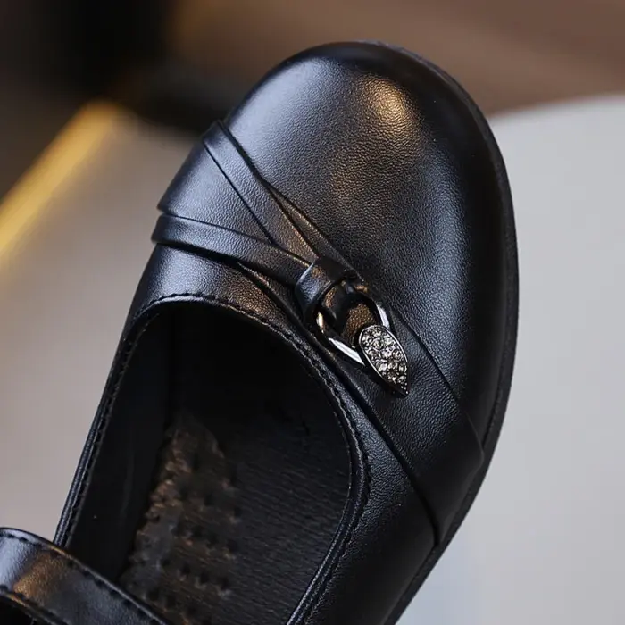 Formal Leather School Shoes For Girls - Image 4