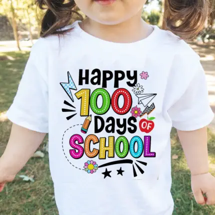100 Days Of School T-Shirts For Kids