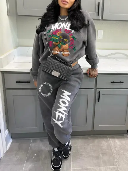 Oversized Plus Size Tracksuits For Women