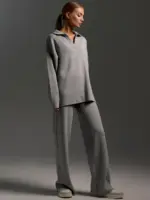 New Warm Knitted 2-Piece Set For Women - Image 3