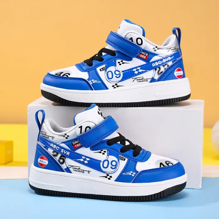 New Pu Leather Sneakers For Boys - Image 1