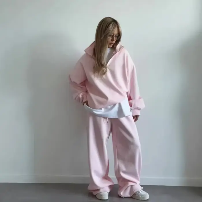 Casual Oversize Two-Piece Set For Women - Image 2