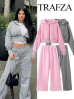 Casual Tracksuit Set For Women - Image 2