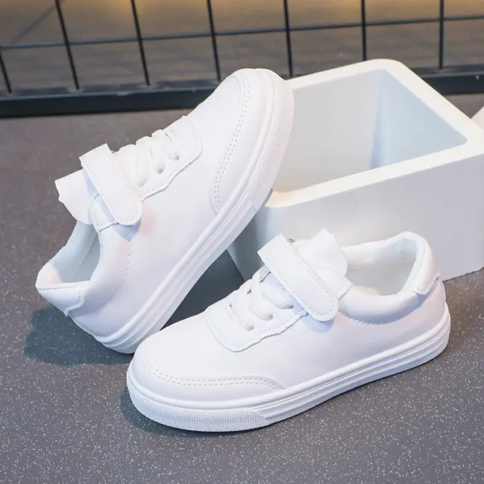 New All-match White Sneakers For Kids - Image 1