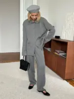 Warm And Soft Knitted Set For Women - Image 6