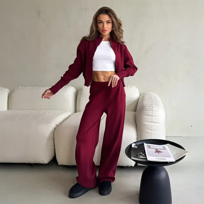Warm Knitted Suit For Women - Image 5
