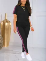 Basic Two-Piece Set For Women