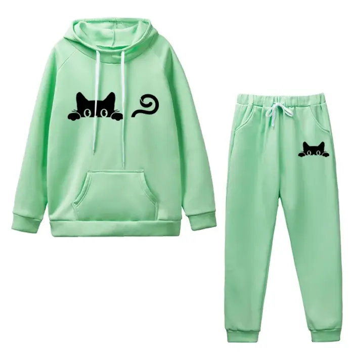 Casual Printed Tracksuits For Women - Image 4